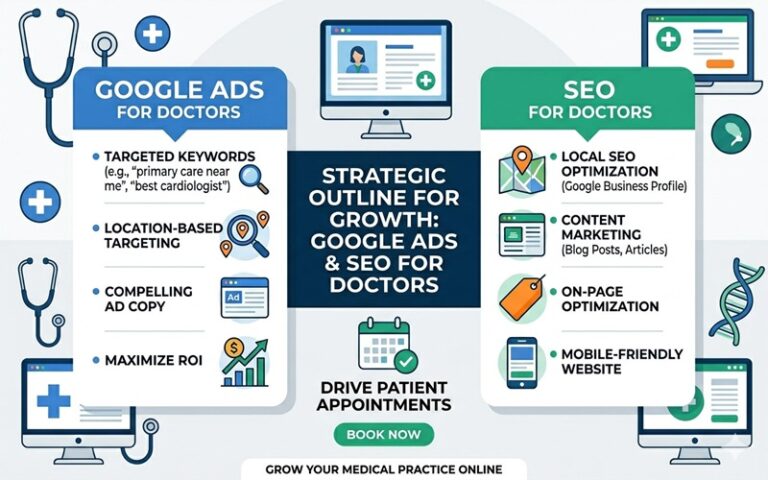  Ultimate Google Ads for Doctors SEO Outline to Boost Clinic Growth
